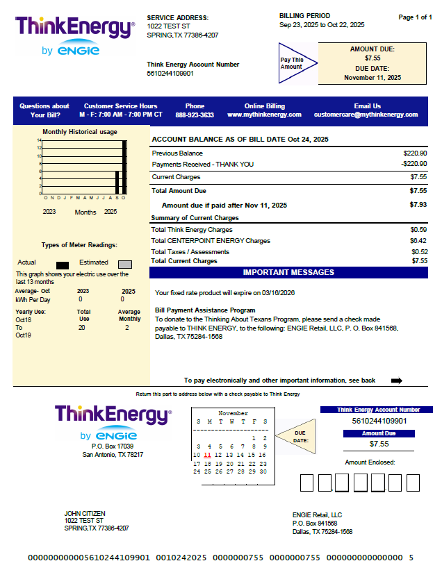 Minol USA business utility bill 